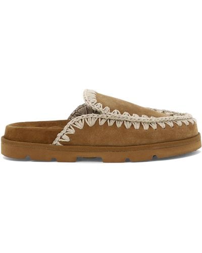 Mou "Low Bio" Slippers - Brown