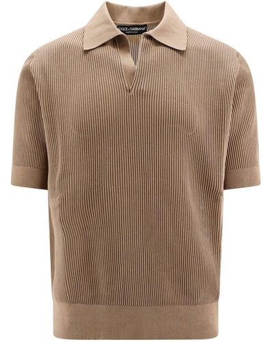 Dolce & Gabbana Polo Shirt - Brown