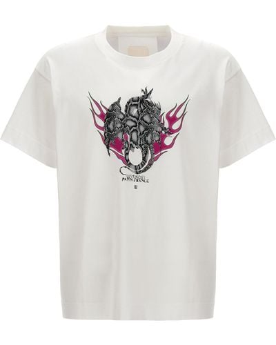 Givenchy Printed T Shirt Bianco