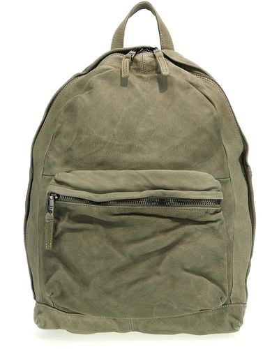 Giorgio Brato Leather Backpack Backpacks - Green