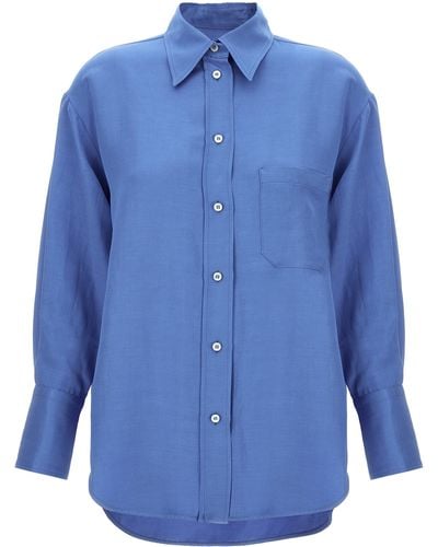 Alberto Biani Boyfriend Shirt Shirt, Blouse - Blue