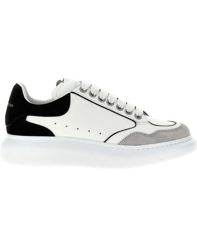 Alexander McQueen Alexander Mc Queen White/Black Oversize Sneaker - Bianco