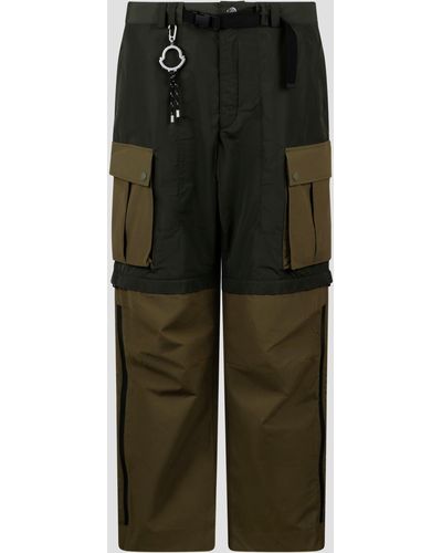 Moncler Genius Nylon cargo trousers - Verde