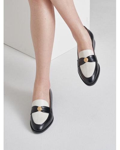 Hailey metallic shop loafer