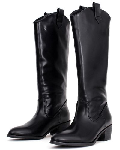 CESTI Basic Western Long Boots - Black