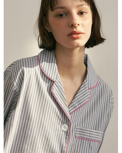 JO'S LOUNGE [set] Womens Blue Mountains Pyjamas - Grey