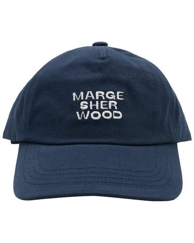 Marge Sherwood Logo Patch Ball Cap in Gray