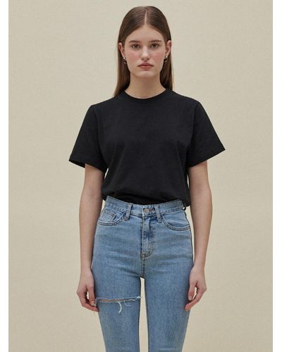 Jude McCall Amy Half Sleeve T-shirts - Black