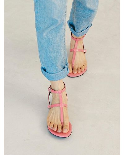 Pink NONETHELESS Flats and flat shoes for Women | Lyst