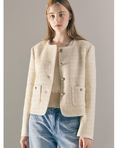 Natural AVA MOLLI Jackets for Women | Lyst