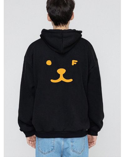 [GRAVER]★CLOUD SMILE EMBROIDERY HOODIE ZIP-UP 