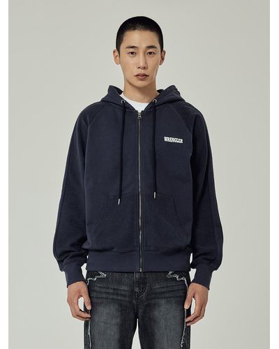 Wrangler Slightly Oversized Fit Half Zip Up Sweatshirt in Gray for Men |  Lyst