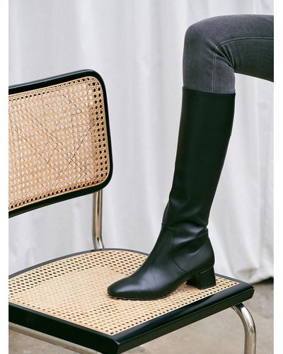LILYSHOE Tania Long Boots - Black