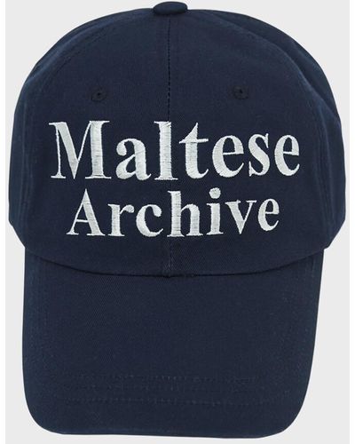 WAIKEI Maltese Archive Ball Cap - Blue