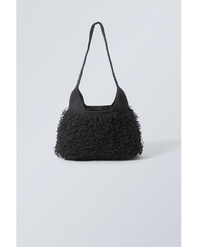 Weekday Small Loop Handbag - Black