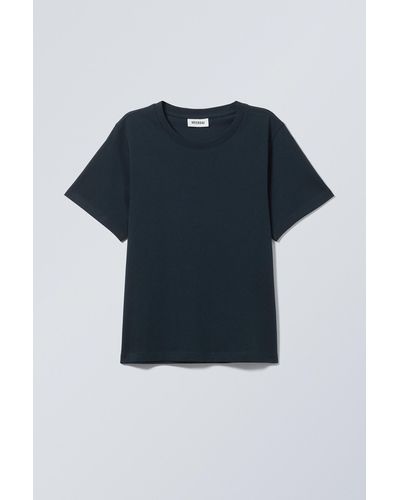 Weekday Essence Standard T-shirt - Blue
