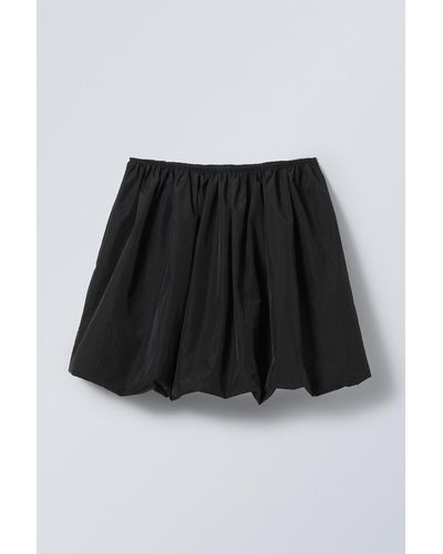 Weekday Olivia Balloon Skirt - Black