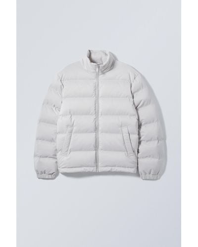 Weekday Cole Puffer Jacket - Blue