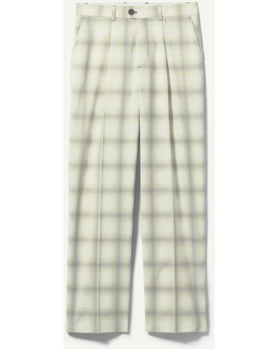 Weekday Conrad Checked Wide Trousers - Multicolour