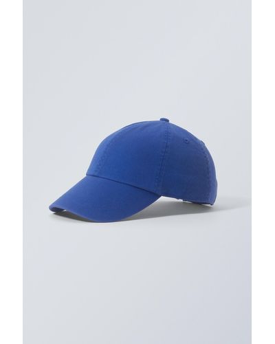 Weekday Essential Washed Cap - Blue