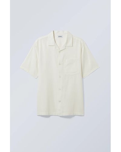 Weekday Relaxed Resort Short Sleeve Shirt - Multicolour