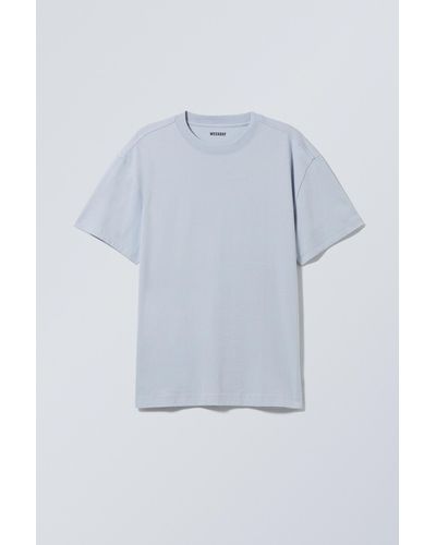 Weekday Oversized Heavyweight T-shirt - Blue