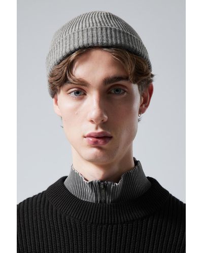 Weekday Stan Beanie - Grau