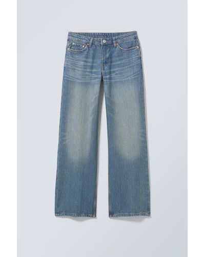 Weekday Lockere Jeans Ampel Mit Niedrigem Bund - Blau