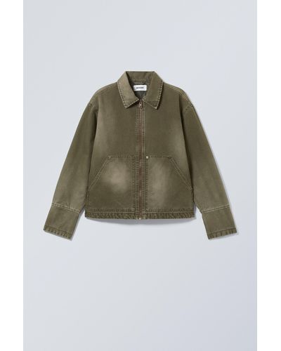 Weekday Relaxed Utility Jacket - Green