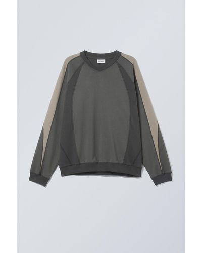 Weekday Scott Colour Block Sweatshirt - Multicolour