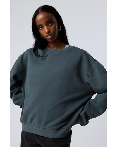 Weekday Sweatshirt Standard Essence - Grau