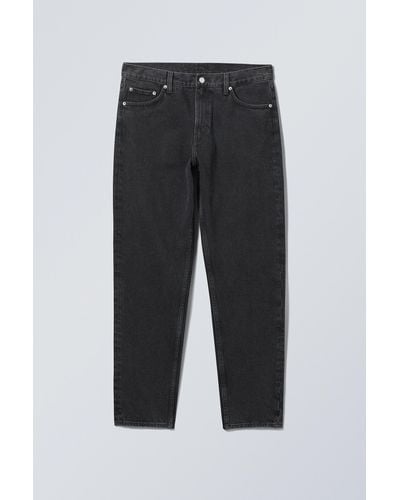 Weekday Barrel Relaxed Tapered Jeans - Black