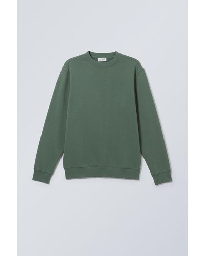 Weekday Standard Midweight Sweatshirt - Green