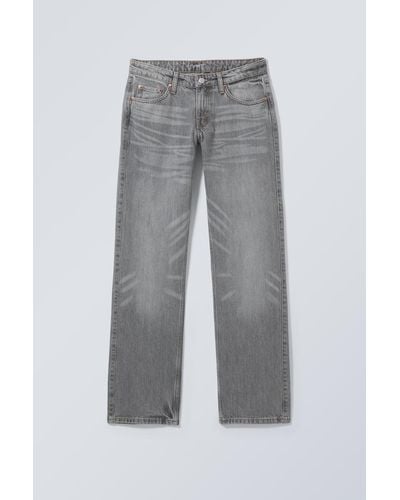 Weekday Jeans Arrow Mit Geradem Bein - Grau