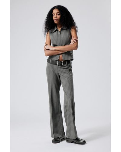 Weekday Keel Low Suiting Trousers - Multicolour