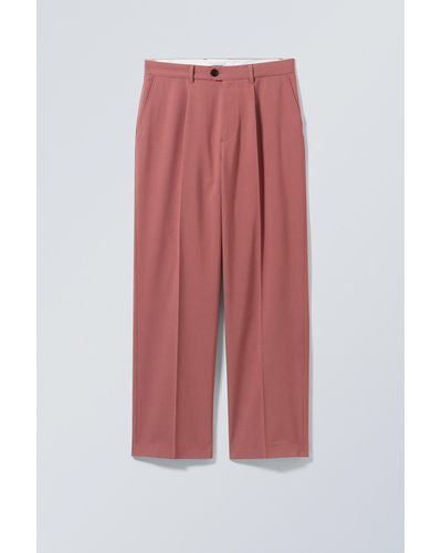 Weekday Conrad Wide Trousers - Multicolour