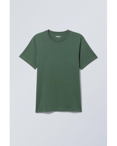 Weekday Standard Midweight T-shirt - Green