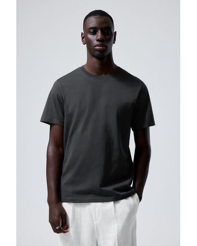 Weekday Standard Midweight T-shirt - Black