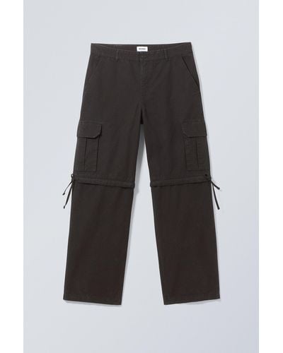 Weekday Relaxed Convertible Cargo Trousers - Multicolour