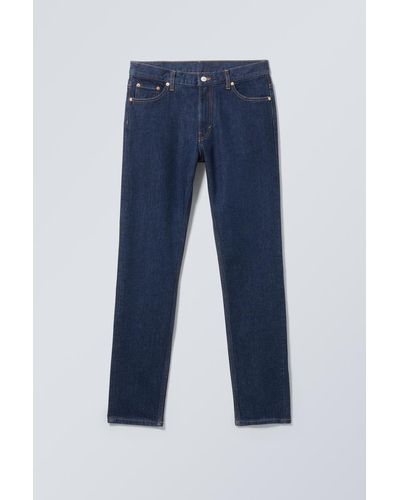Weekday Schmale Jeans Sunday Mit Konisch Zulaufendem Bein - Blau