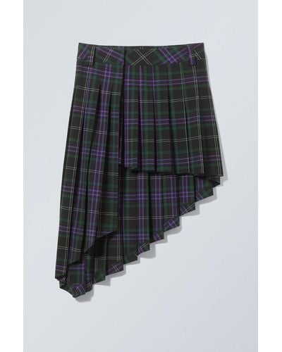 Splurge Monday's Workwear Report: Pleated Two-Tone Wool Skirt 