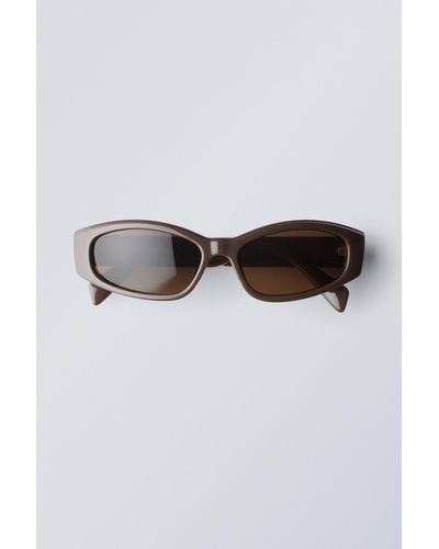 Weekday Slide Sunglasses - Grey