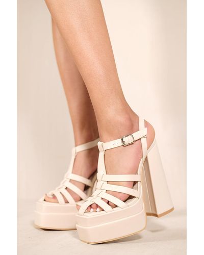 platform heels closed toe