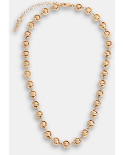 Whistles Square Chain Necklace - White