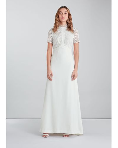 Whistles Scarlett Wedding Dress - White