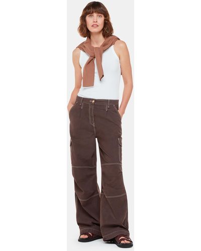 Whistles Lorna Cargo Trousers - White