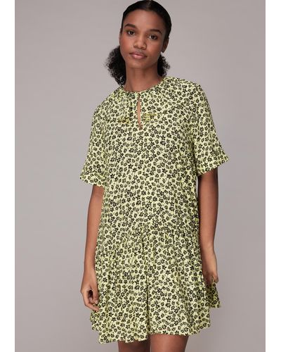 Whistles Buttercup Floral Print Dress - Green