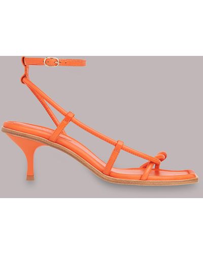 Whistles Mollie Twist Front Sandal - Pink