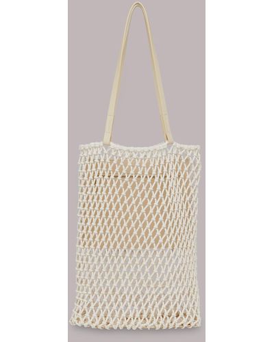 Whistles Chaya Crochet Tote Bag - Natural