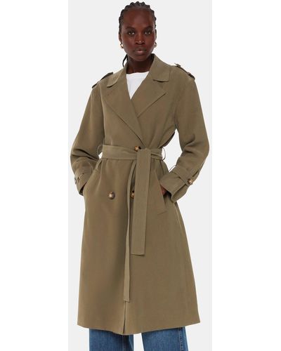 Whistles Riley Trench Coat - Natural